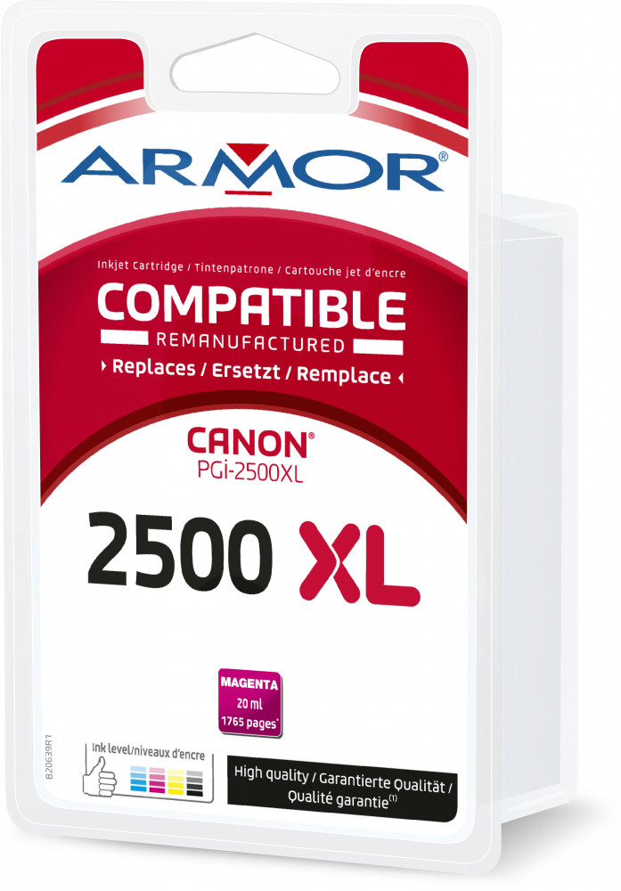 Compatible Cartouche Canon PGI-2500MXL / 9266B001 Magenta